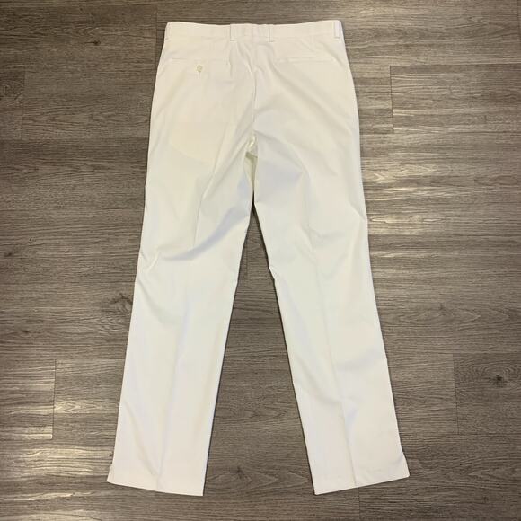 Aristo 18 Pants Mens 36 White Regular Fit Straight Leg Wicking Reno Golf Zip Fly - Picture 3 of 12